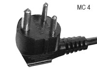 Three Pin Plugs (230v) MC4