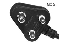 Three Pin Plugs (230v) MC5