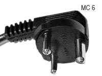 Three Pin Plugs (230v) MC6