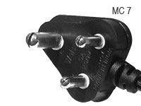 Three Pin Plugs (230v) MC7