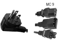 Three Pin Plugs (230v) MC9